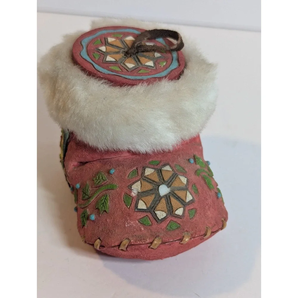 Vintage Friends of the Feather Enesco Moccasin Trinket Box‎ 1999